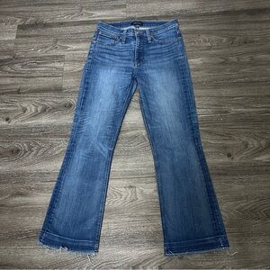 J. Crew Blue Flare Wide Leg Jeans
